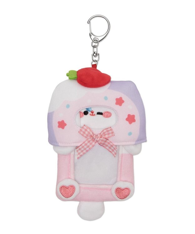WEGO もぐもぐフードアニマルカードホルダーリールキーホルダー 柄3