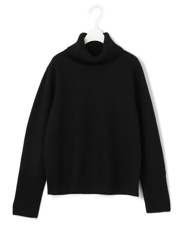 ICB ミルドウール オフタートルプルオーバー ブラック系