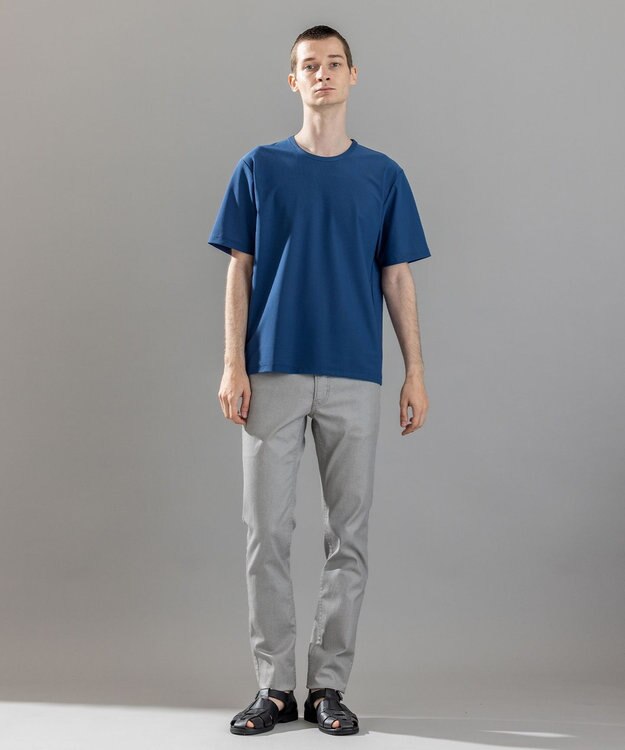 JOSEPH HOMME <新色追加>新素材【抜群の通気性/360度ストレッチ】エアトールストレッチ クルーネックTシャツ 【新色】ブルー系