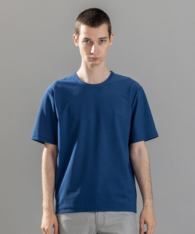 JOSEPH HOMME <新色追加>新素材【抜群の通気性/360度ストレッチ】エアトールストレッチ クルーネックTシャツ 【新色】ブルー系