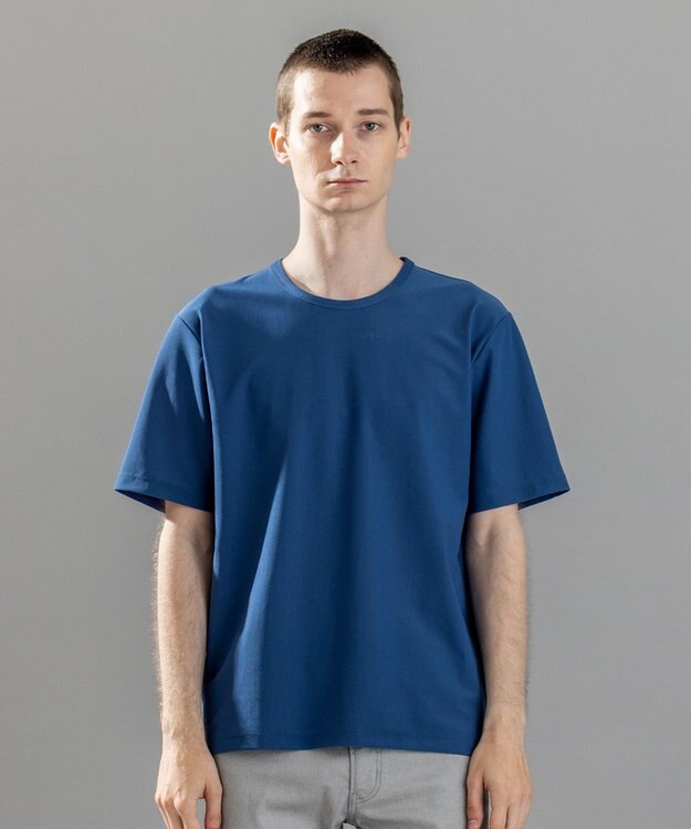 JOSEPH HOMME <新色追加>新素材【抜群の通気性/360度ストレッチ】エアトールストレッチ クルーネックTシャツ 【新色】ブルー系