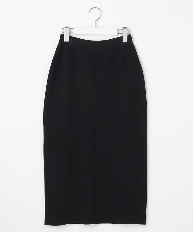 自由区 【WEB限定/洗える/セット着用可】レーヨンストレッチ タイトスカート ブラック系