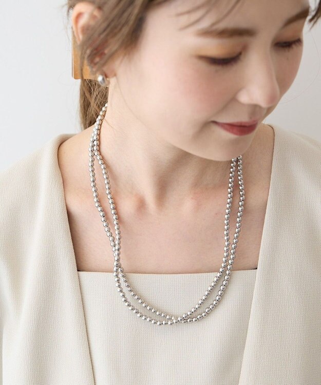 AMERICAN HOLIC メタルボールネックレス Silver