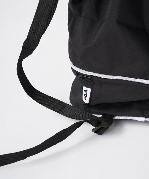 OP／FILA 【FILA】ベーシック二重底ボンサック ブラック