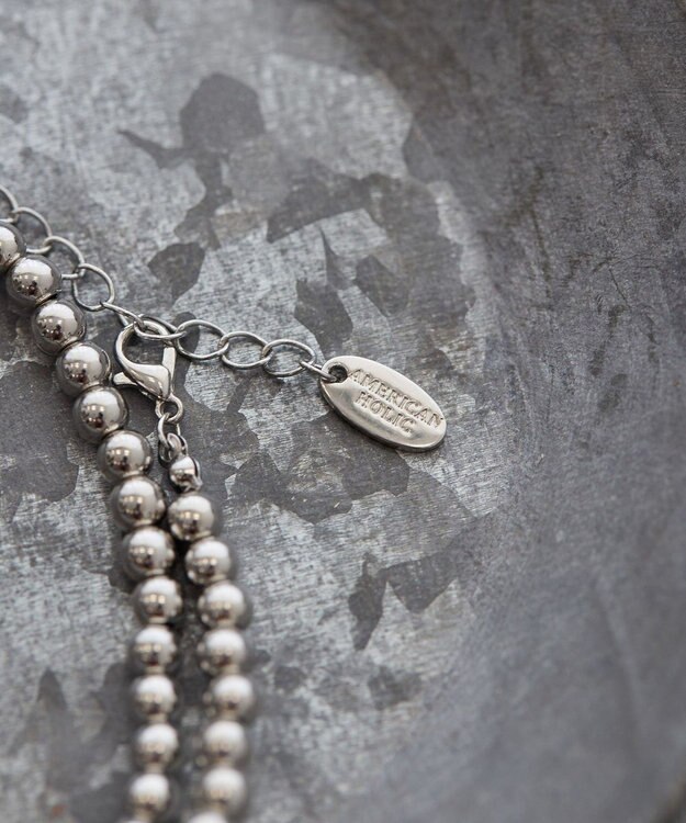 AMERICAN HOLIC メタルボールネックレス Silver