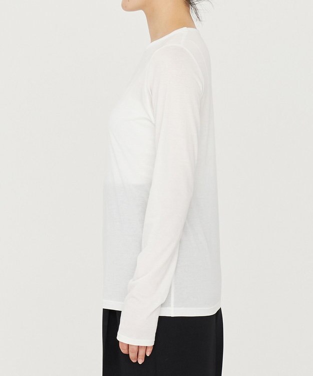 uncrave アルビニスタシフォン ボートネック カットソー（uncrave STANDARD） オフ