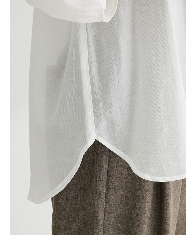 Green Parks ・ＥＬＥＮＣＡＲＥ　ＤＵＥ　ドロストスリーブチュニック Off White