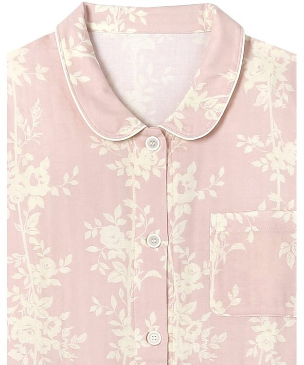 Wing パジャマ 長袖 長ズボン 綿100%(本体) レディース EP7041 ウイング／ワコール ピンク