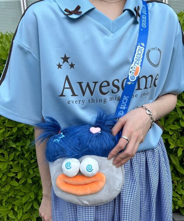 WEGO ギャルモンスターポシェット ブルー