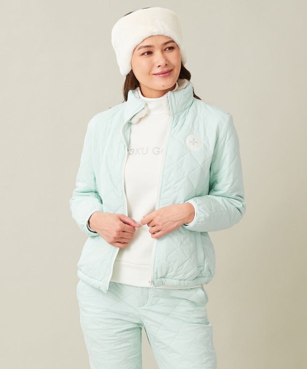 23区GOLF 【WOMEN】イヤーウォーム キャップ ホワイト系