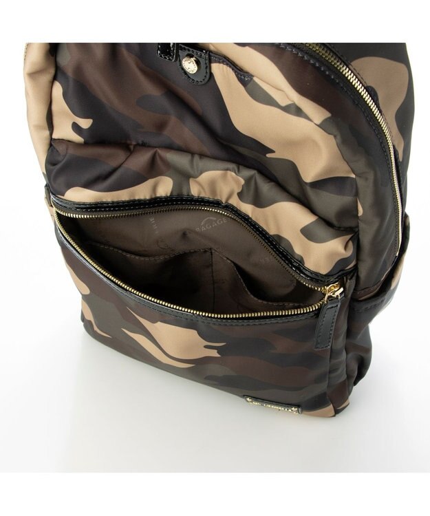 LA BAGAGERIE 【インクジェットプリント】リュックサック カモフラージュ