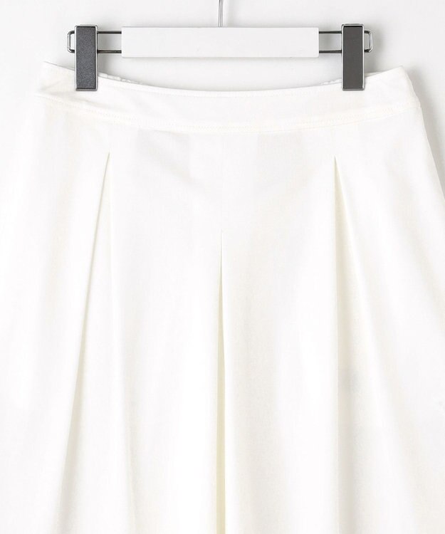 J.PRESS LADIES 【WEB限定カラーあり・洗える】トリコットジャージー フレアーパンツ ホワイト系