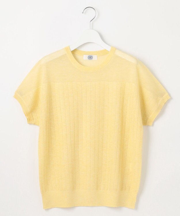 J.PRESS LADIES L 【WEB限定カラーあり・洗える】Vis/Peスパーク ストライプ ニット 【WEB限定カラー】イエロー系