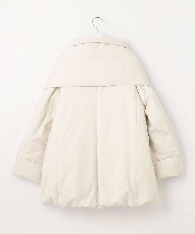 自由区 【カタログ掲載・Premium Collection】シャイニージャガード ダウンコート シャンパンベージュ