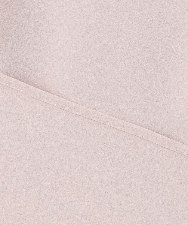 ANY SIS S 【洗える】フロントタック ブラウス ローズグレー×アイボリー