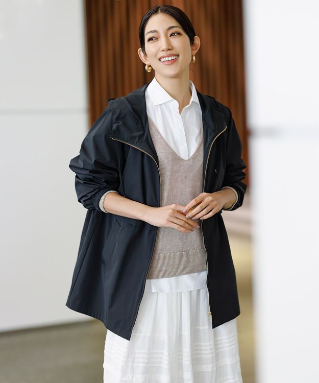 23区 【Oggi4月号掲載/洗える】CANCLINI スキッパー シャツ ホワイト系