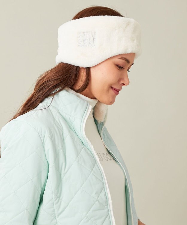 23区GOLF 【WOMEN】イヤーウォーム キャップ ホワイト系