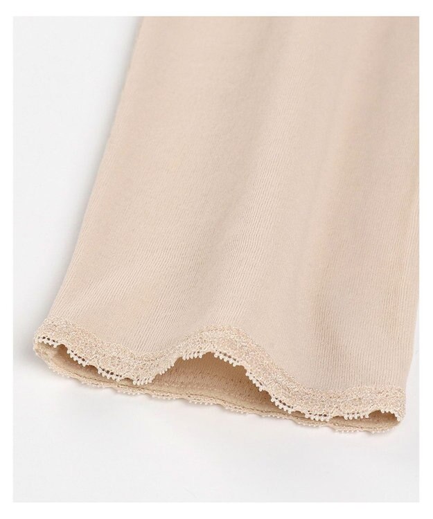 Wing インナーボトム 綿100％(身生地部) 【綿100％ シャリ感タイプ】 7分丈 春 夏 ER6764 ウイング／ワコール ベージュ