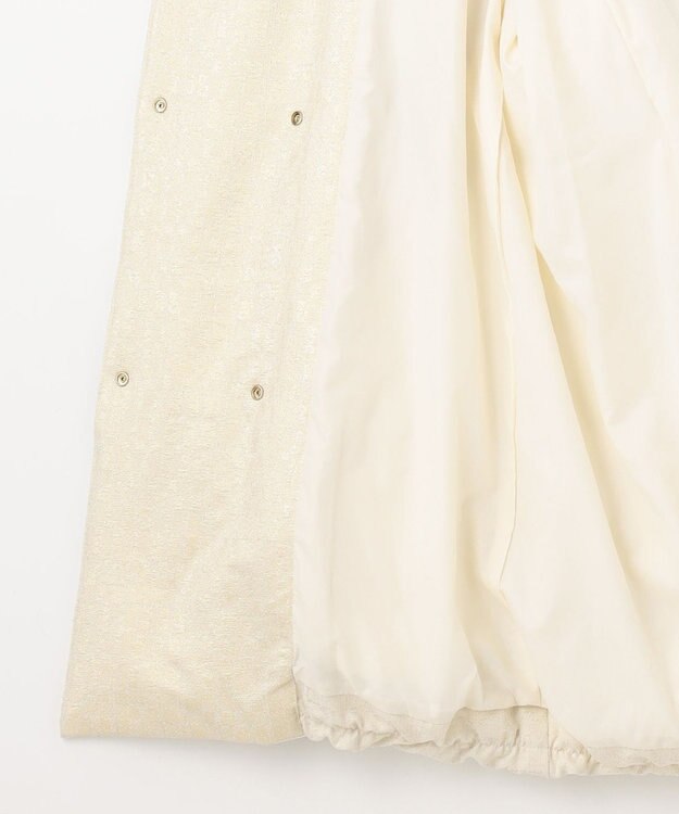 自由区 【カタログ掲載・Premium Collection】シャイニージャガード ダウンコート シャンパンベージュ