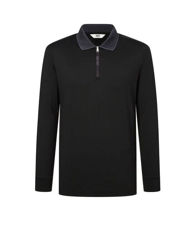 DAKS 【DAKS GOLF】カラーチップストレッチソフトTシャツ ブラック