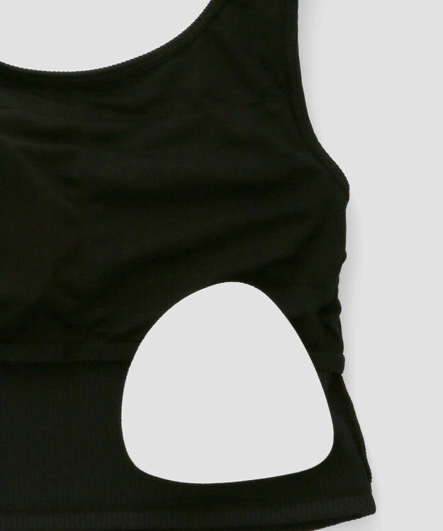 San-ai Resort（三愛水着楽園） 【WEB限定】5点セット キャップ付きUVカットタンキニ+ティアードラッシュセット水着【BeachQueen(ビーチクイーン）】 ベージュ