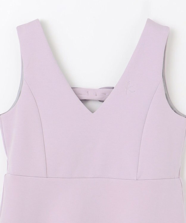 組曲 KIDS 【150-160㎝】ダンボールニット ジャンスカ ライラック系