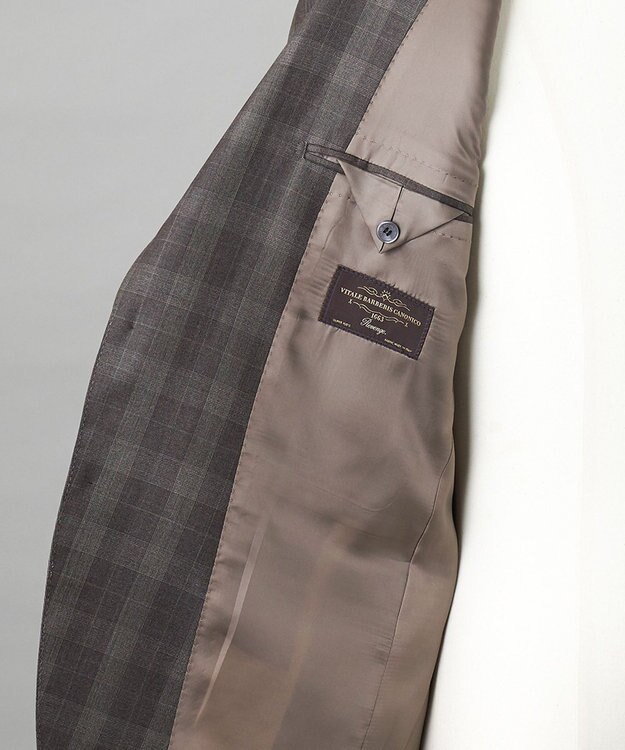 GOTAIRIKU 【CANONICO/カノニコ】 リベンジ 150's 通年スーツ（ブラウン×チェック） ダークブラウン系4