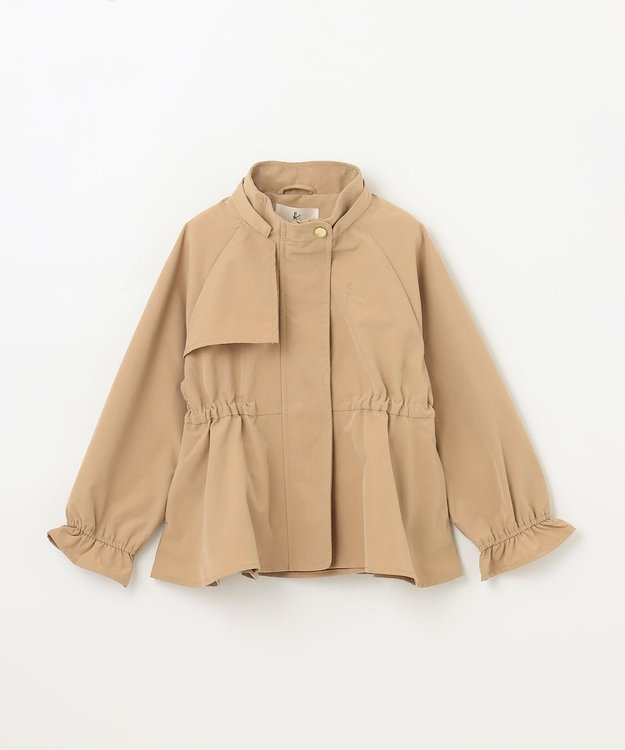 組曲 KIDS 【110-140cm】【撥水】ケープド マウンテンパーカー ベージュ系