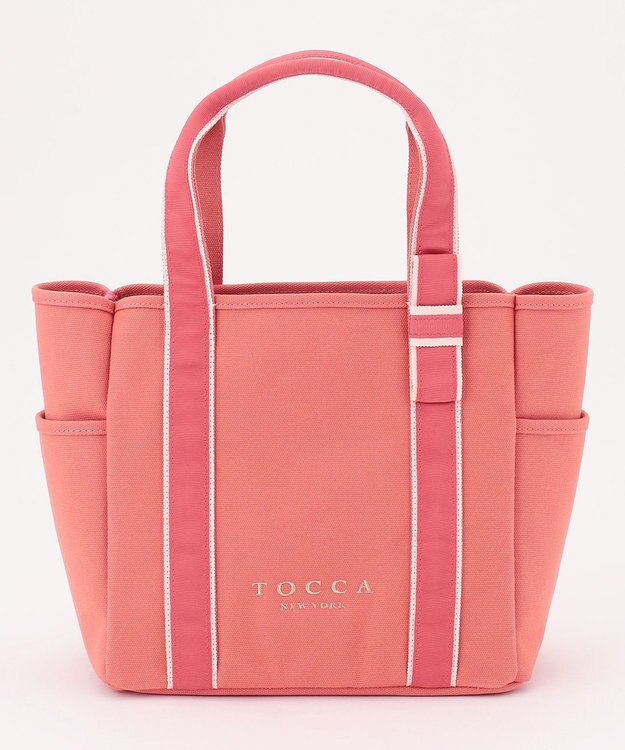 TOCCA POINT OF RIBBON CANVASTOTE キャンバス トートバッグ ピンク系