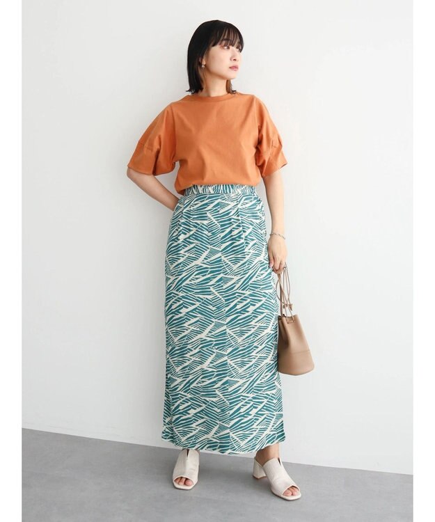 Green Parks ＫＢＦ　袖ボリュームＴＥＥ Terracotta