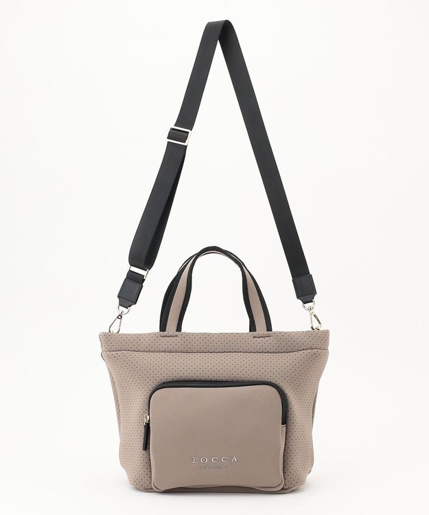 TOCCA 【WEB＆一部店舗限定】GOCCIA TOTE トートバッグ グレージュ系