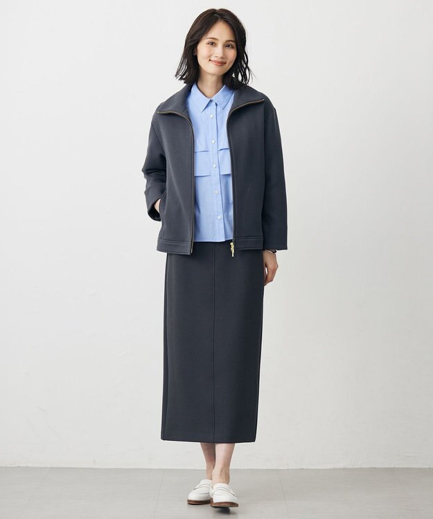 J.PRESS LADIES COTTON TEX ブラウス サックス系