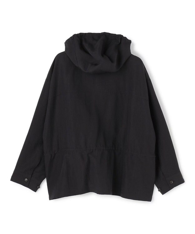UNFILO ドロスト フーディブルゾン ブラック