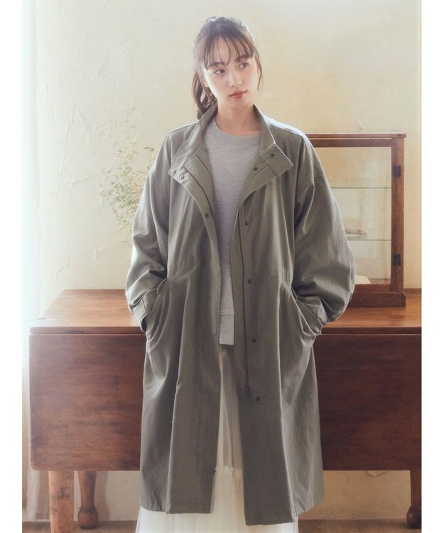 earth music&ecology マルチｗａｙモッズコート Khaki