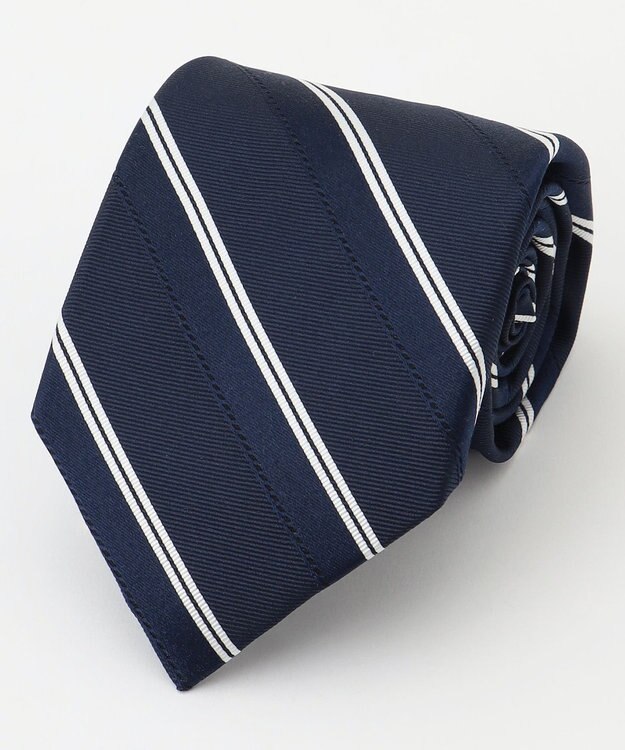 J.PRESS MEN 【STRUCTURE MIX COLLECTION】レジメンタル  ネクタイ ネイビー系1