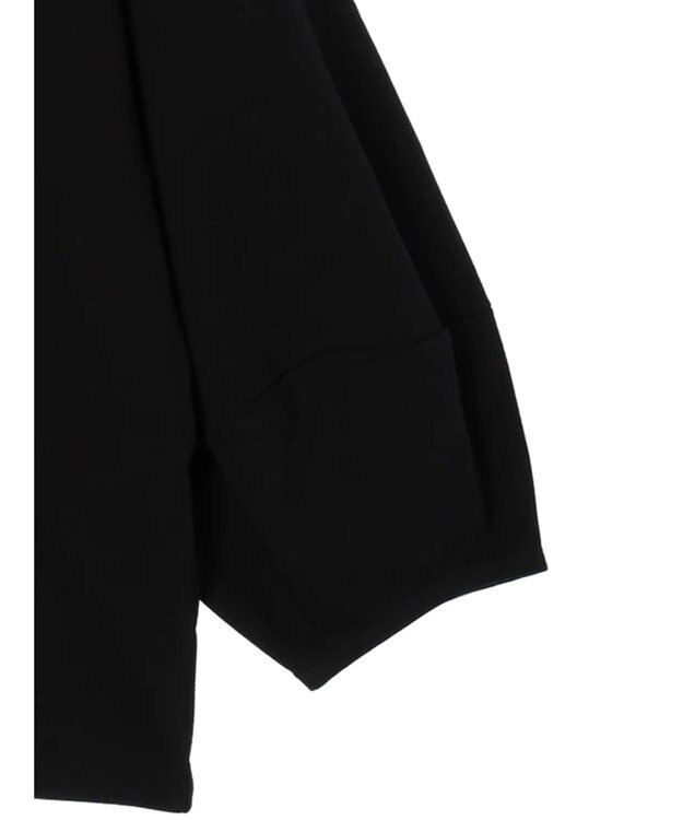 CRAFT STANDARD BOUTIQUE モックネックリングドット９分袖プルオーバー Black