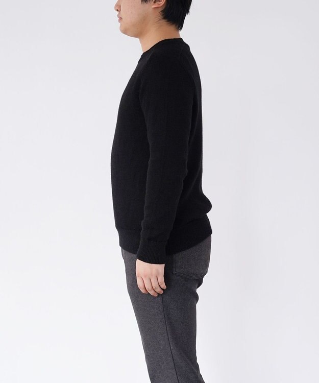 TOQUE 〈高垣麗子さんコラボ〉【ユニセックス】ベビーアルパカラグランニット 漆黒