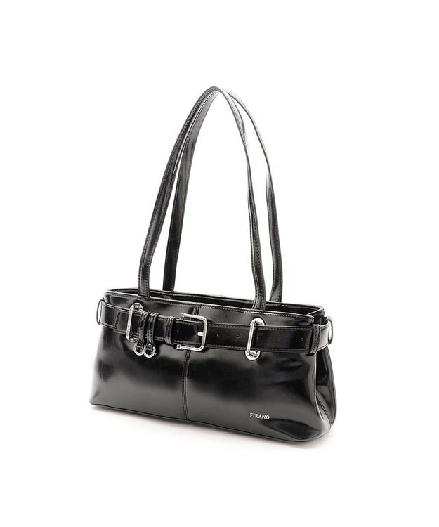 MioFIRANO バックルベルトハンドバッグ　FIRANO フィラノ BLACK