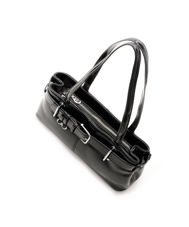 MioFIRANO バックルベルトハンドバッグ　FIRANO フィラノ BLACK