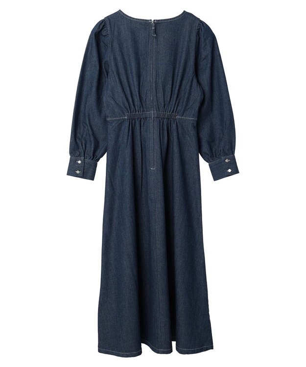 Green Parks ・ＥＬＥＮＣＡＲＥ　ＤＵＥウエストタックデニムワンピース Indigo