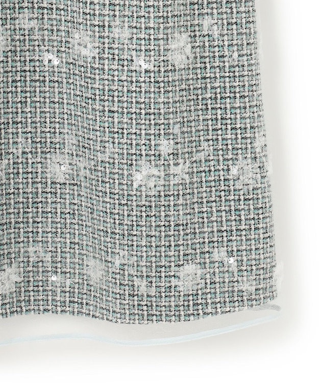 TOCCA SPANGLE OF FLOWER ドレス グリーン系5