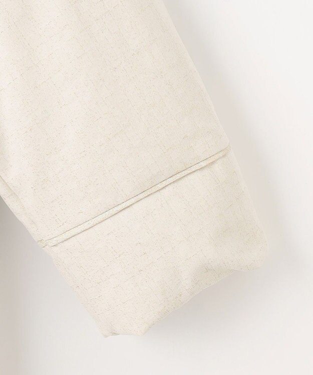 自由区 【カタログ掲載・Premium Collection】シャイニージャガード ダウンコート シャンパンベージュ