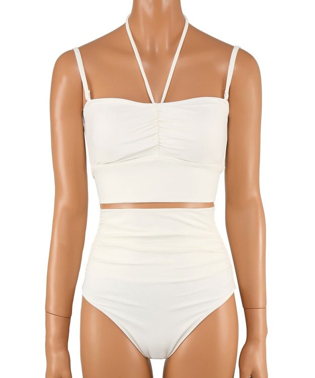 San-ai Resort（三愛水着楽園） 【SALE】トップス付き3点セット水着　9M　【San-ai Resort（サンアイリゾート）】 ホワイト