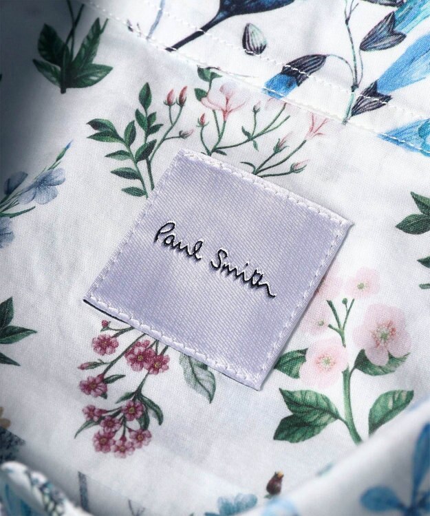 Paul Smith リバティプリント 半袖シャツ ブルー