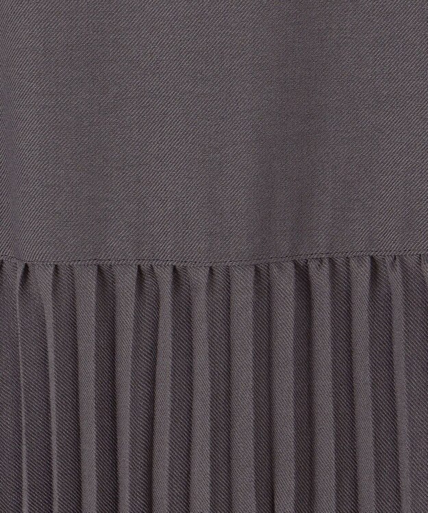 23区 【洗える】ウールシアービエラ ワンピース グレー系