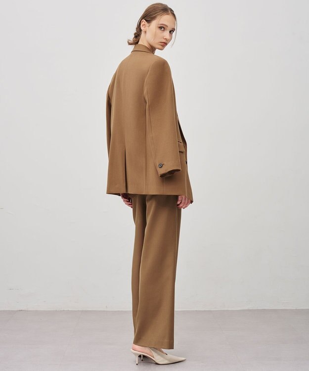 uncrave フランネル フレアパンツ キャメル