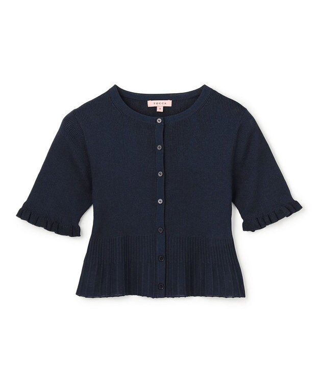 TOCCA HALF SLEEVE AJISAI ボレロ ネイビー系