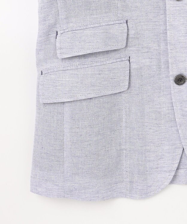 JOSEPH ABBOUD 【キングサイズ・JAPANファブリック/清涼/軽量】クールバスケット ブルゾン パープル系