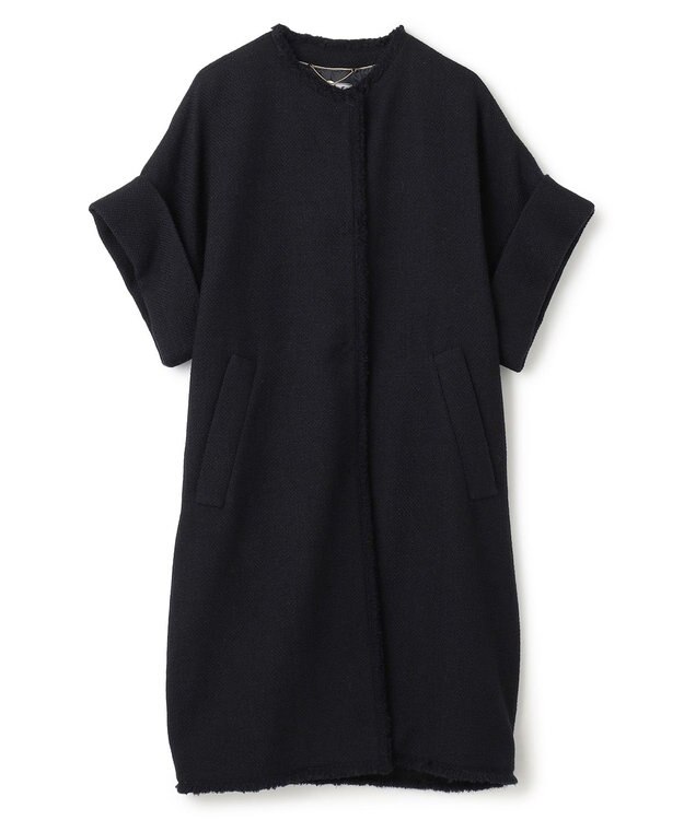 BEIGE， 【S-size】CAMBON / ハーフスリーブアウター Navy