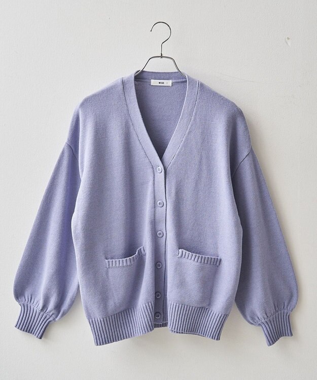 WEGO 【SCHOOL ITEM】ニットカーディガン ゼニスブルー